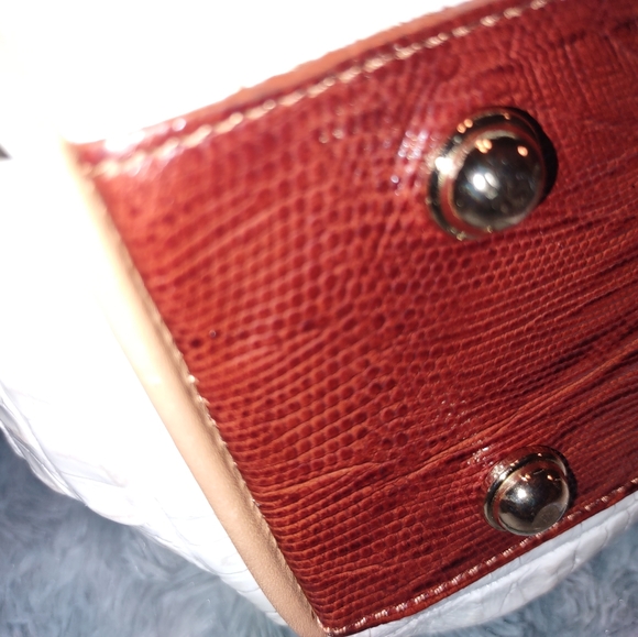 Brahmin Elisa La Scala Macaroon Tri Textured. HTF 3 piece set - Picture 4 of 16